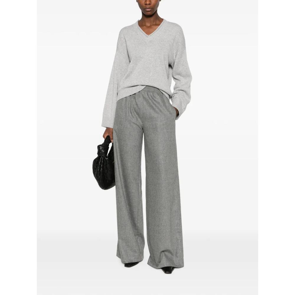 elasticated-waist wide-leg trousers 2