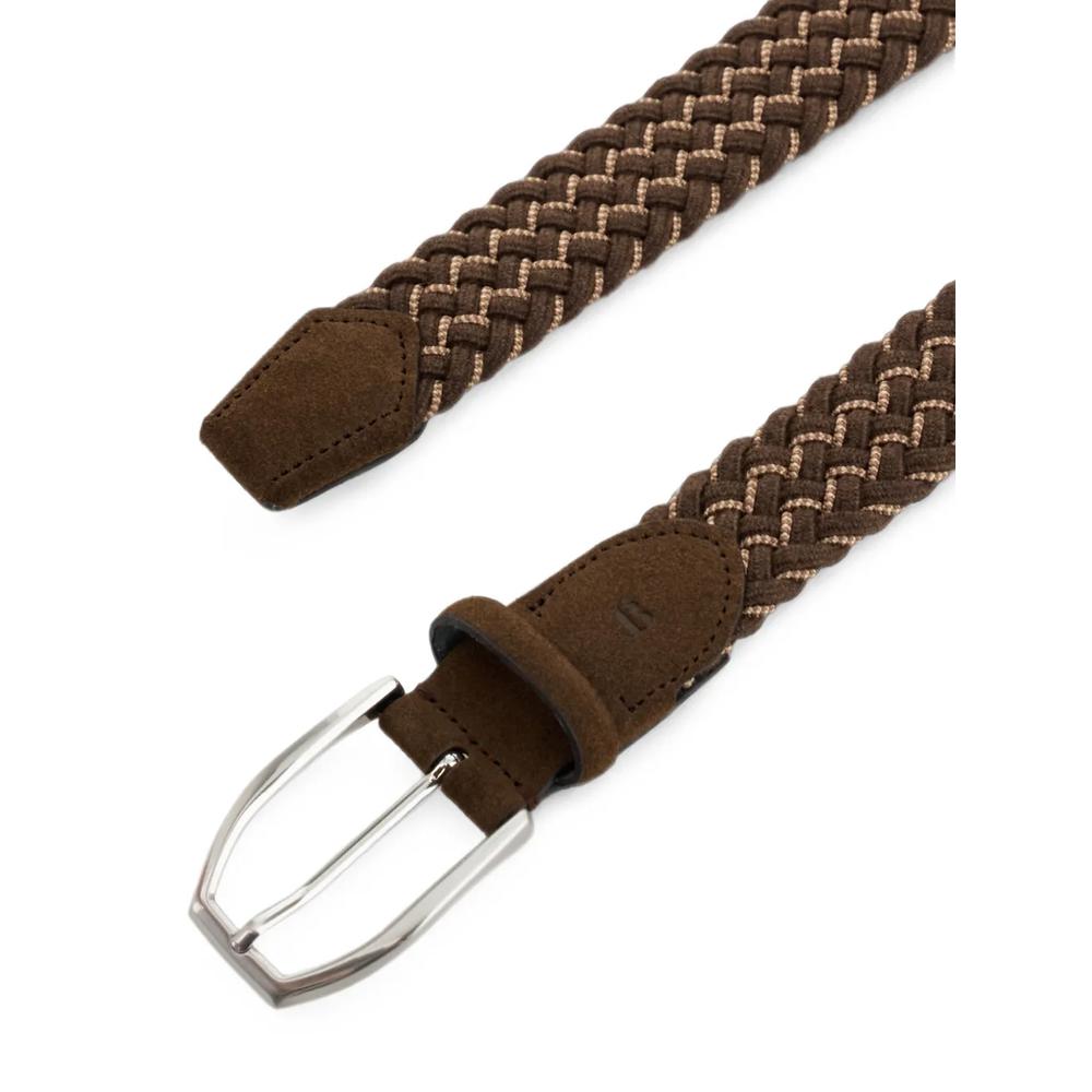 woven stretch wool blend belt 2
