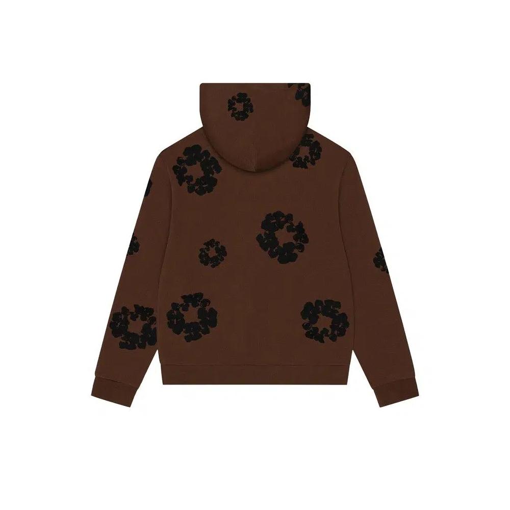 Худи Denim Tears Black Cotton Wreath Hoodie 'Brown' 2