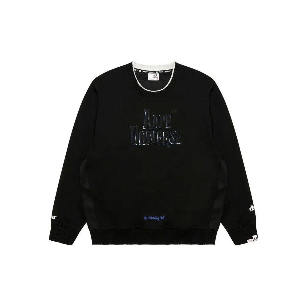 Толстовки AAPE Unvs Graphic Sweatshirt 'Черный' 1