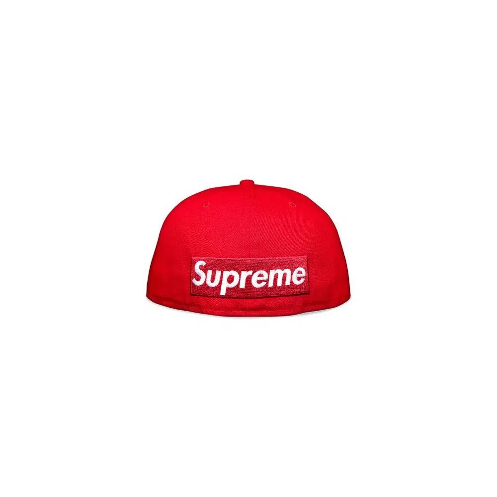 Hats Supreme x New Era Reverse Box Logo Hat 'Красный' 2