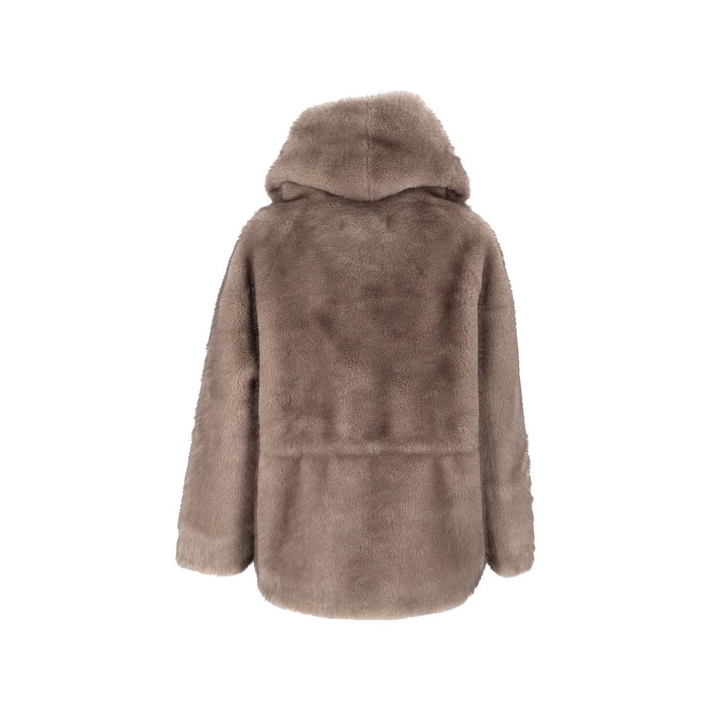 faux-fur hooded jacket 2