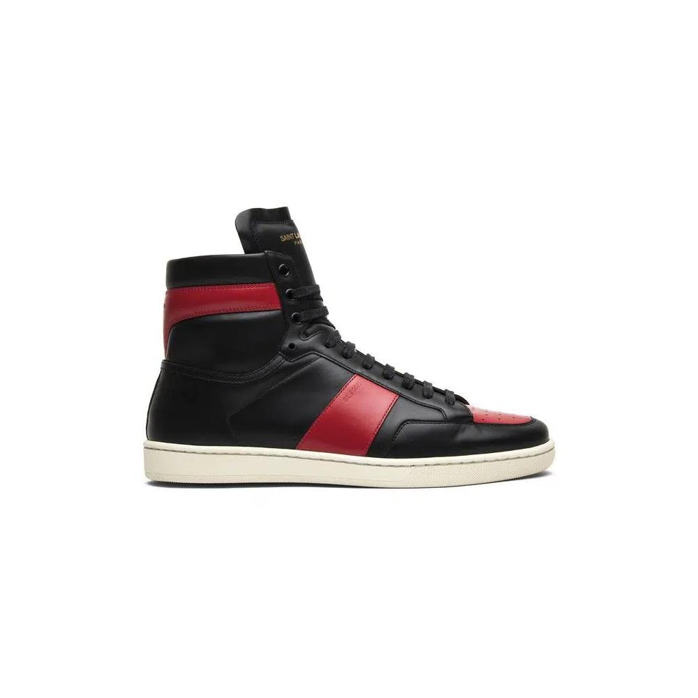 Кроссовки Saint Laurent SL-10 High Top Sneaker 'Red' 1