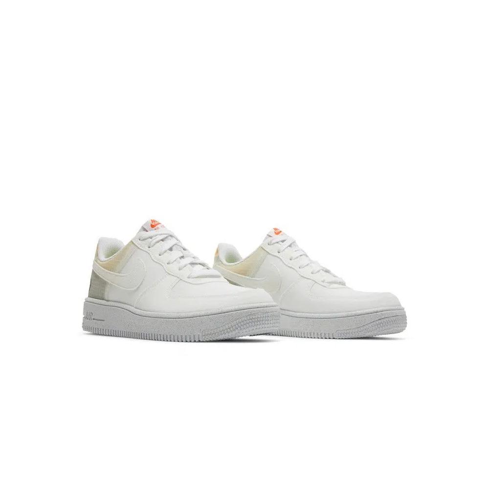 Кроссовки Nike Air Force 1 Crater GS 'Move To Zero - White Orange' 8