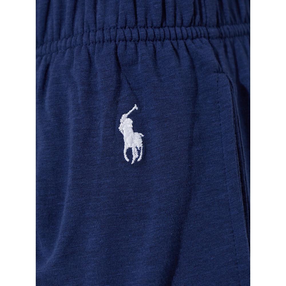logo-embroidered contrast-trim pajama 2