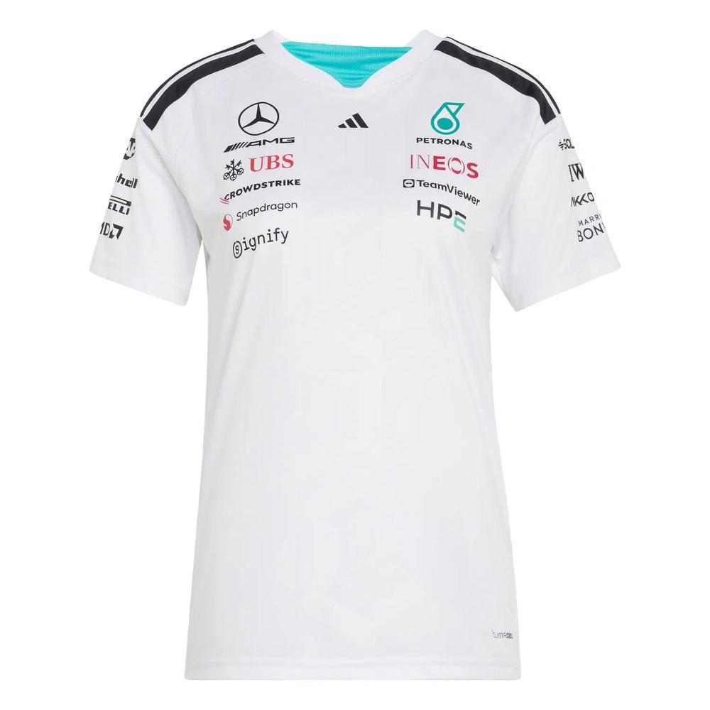Мотоспорт MERCEDES - AMG PETRONAS FORMULA 1 TEAM DRIVER JERSEY Women White KF0163 5