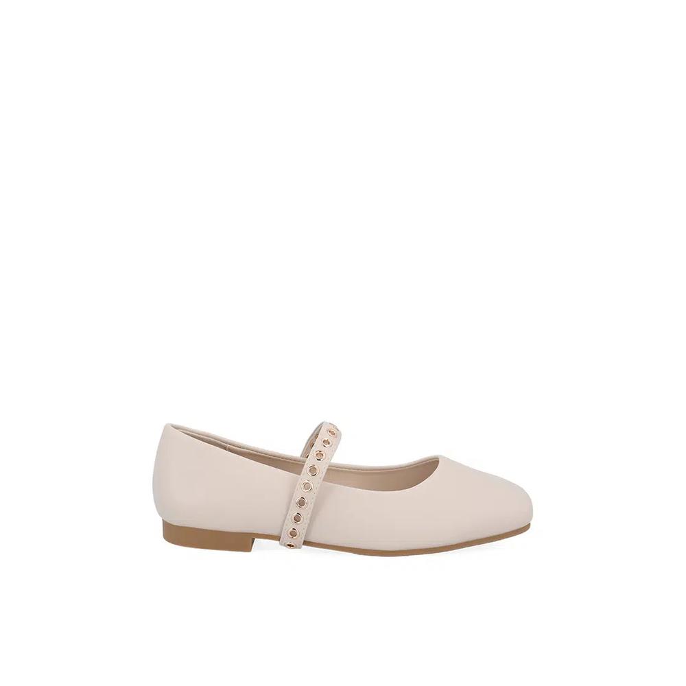 Балетки Beige Posie с люверсами 1