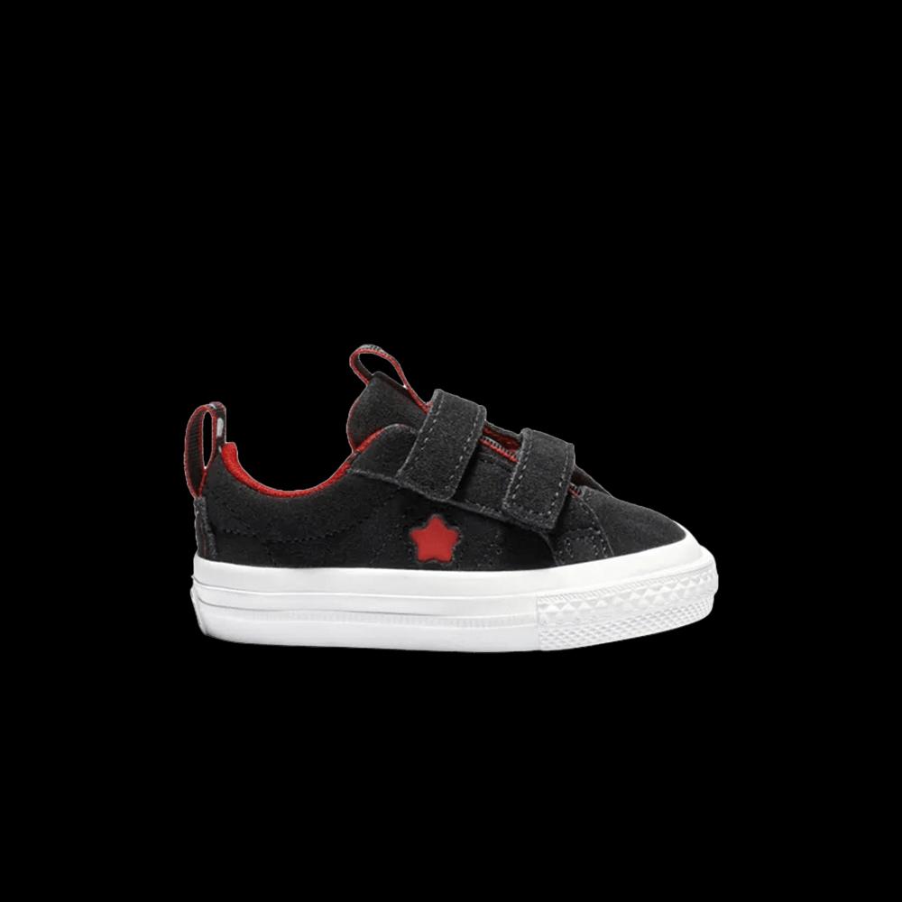 Кроссовки Hello Kitty x Converse One Star Low Top Velcro TD 'Black' 1