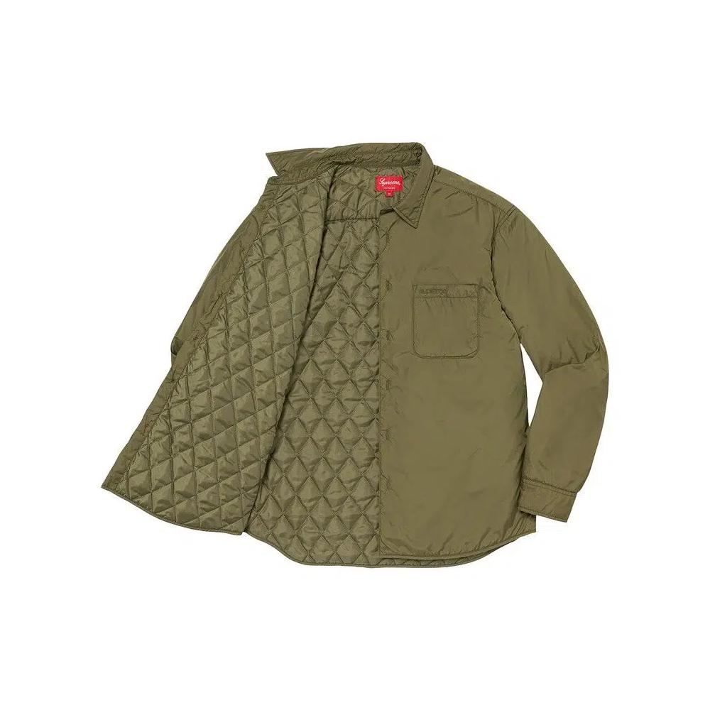 Верхняя одежда Supreme куртка с нейлоновым наполнителем 'Olive' 2
