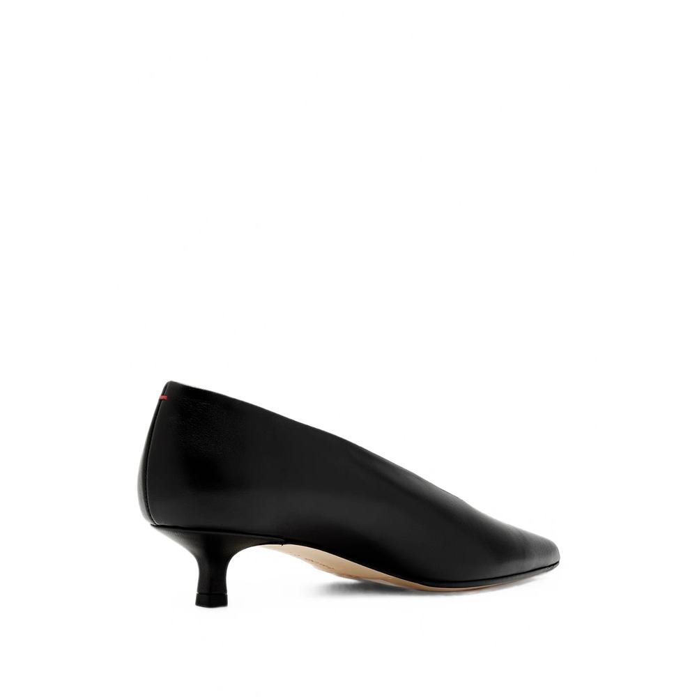 Clara pointed-toe leather pumps 2