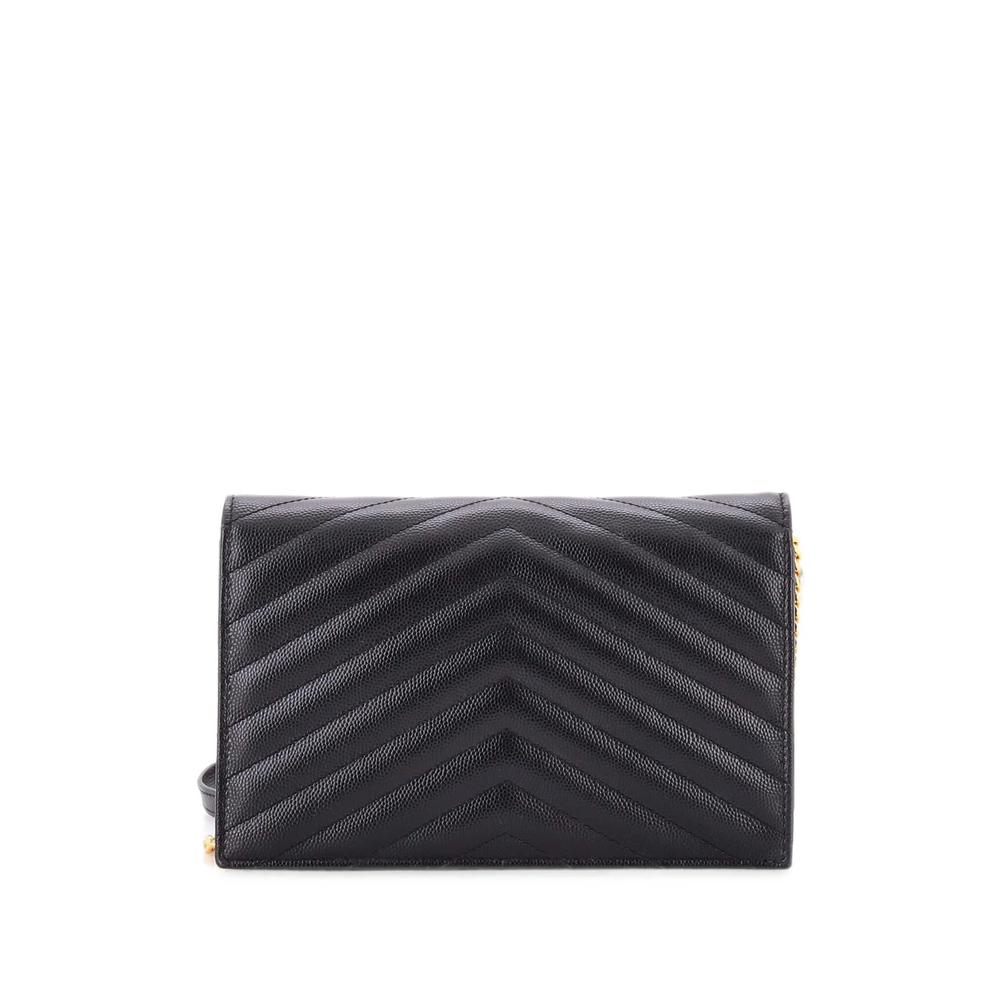 Classic Monogram Wallet on Chain Matelasse Chevron Leather Small crossbody bag 2