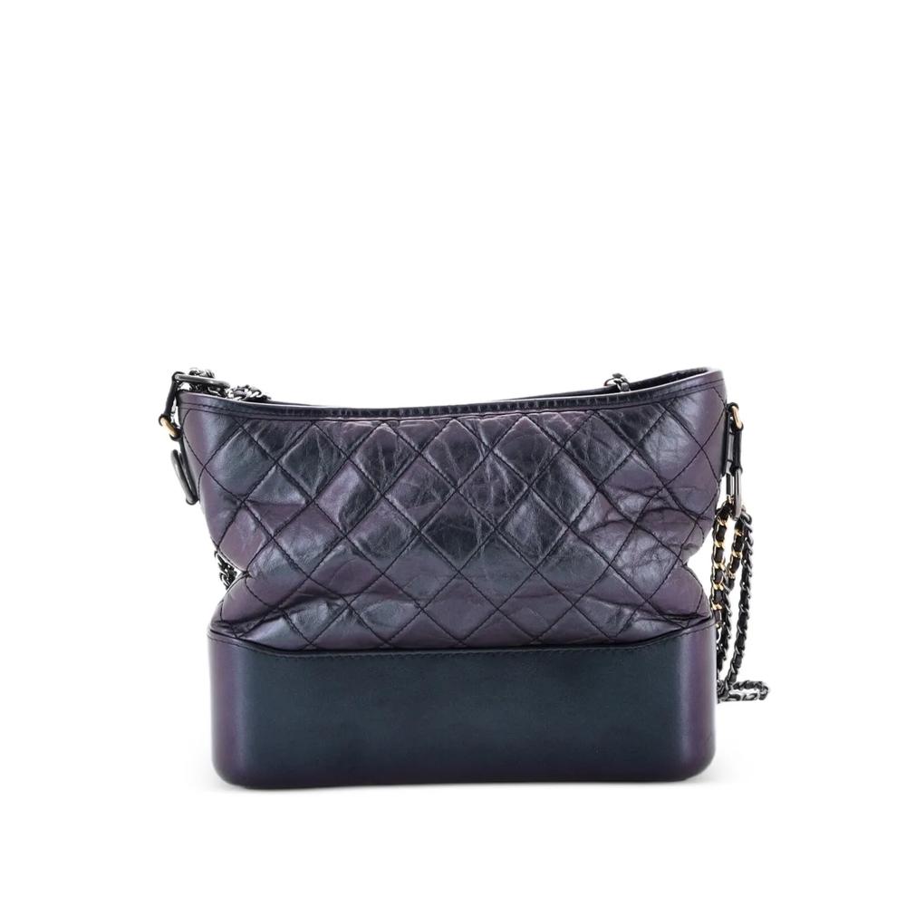 Сумка-хобо Gabrielle Quilted Iridescent Aged Calfskin Medium 2