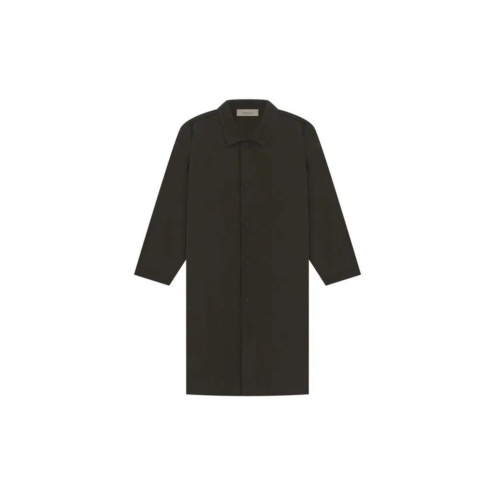 Пальто Fear of God Essentials Kids Long Coat 'Off Black' 1
