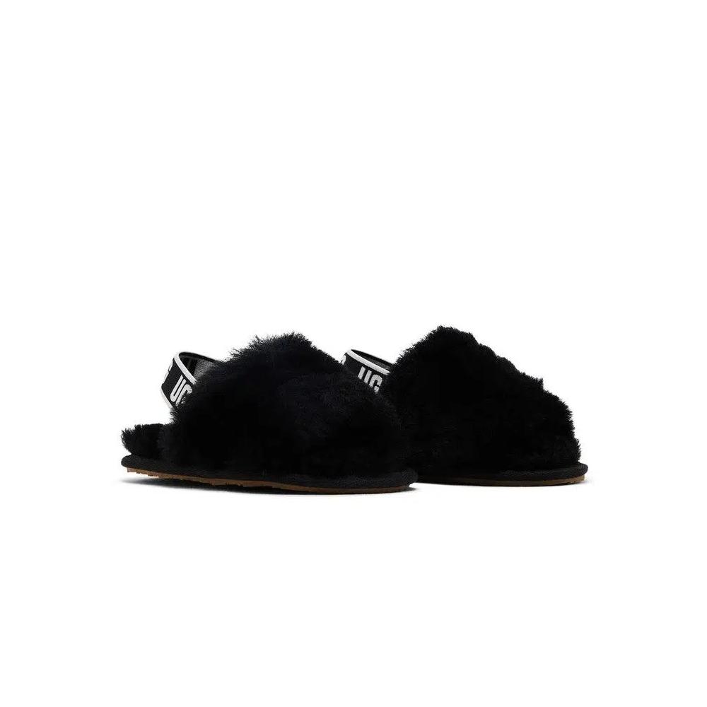 Слайды UGG Fluff Yeah Slide Toddler 'Black' 8