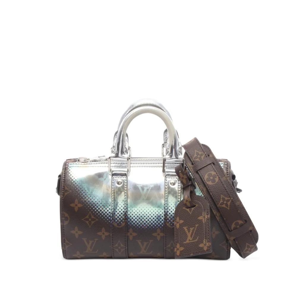 Сумка-тоут Monogram Metallic Nebula Keepall Bandouliere 25 (2021 год) 1