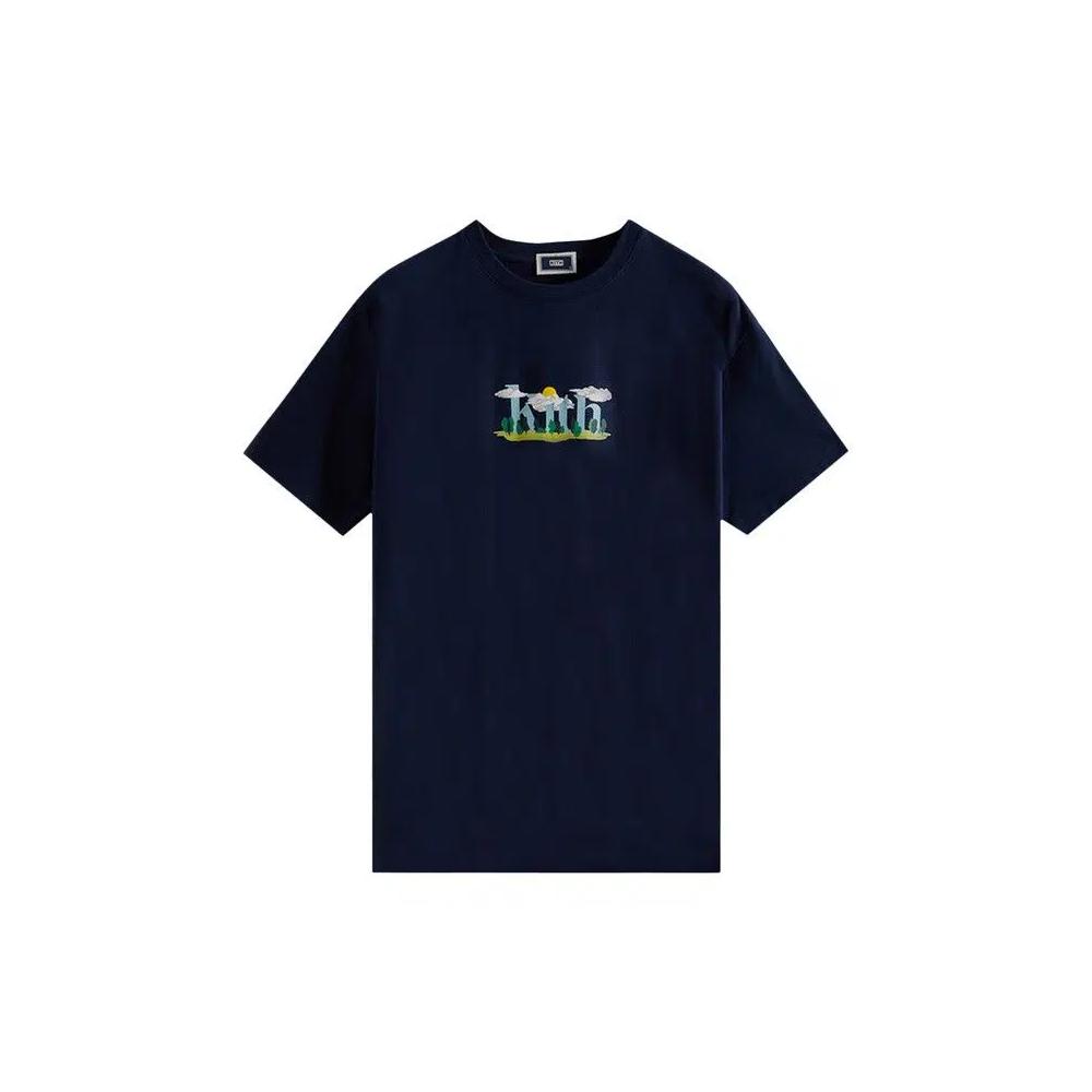Футболки Kith Cloud Serif Logo Tee 'Ноктюрн' 1