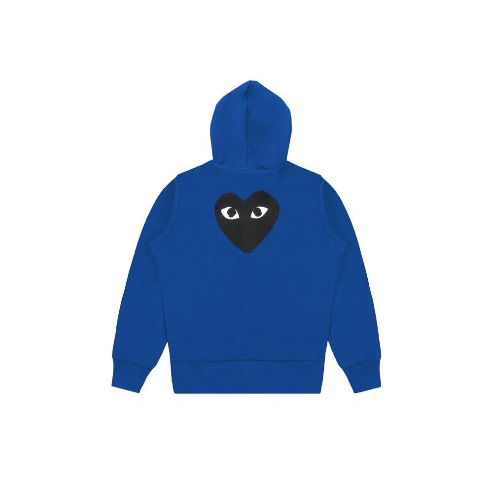 Молнии Comme des Garçons PLAY Zip Up Hoodie 'Blue' 2