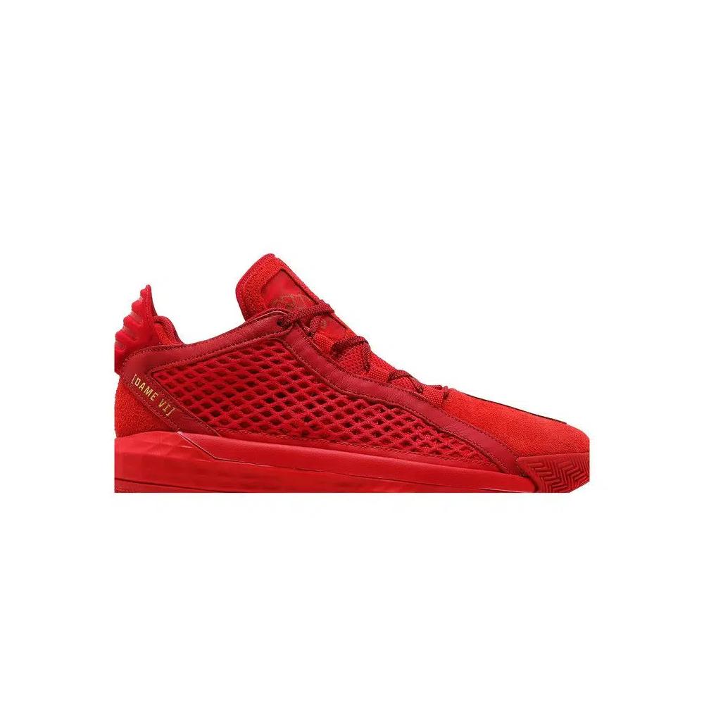 Кроссовки adidas Dame 6 Leather 'Scarlet' 2