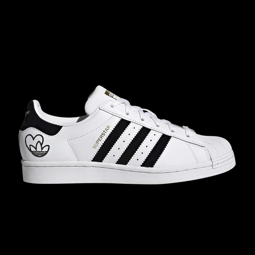 Кроссовки Adidas Wmns Superstar «Heart Logo - White» 1