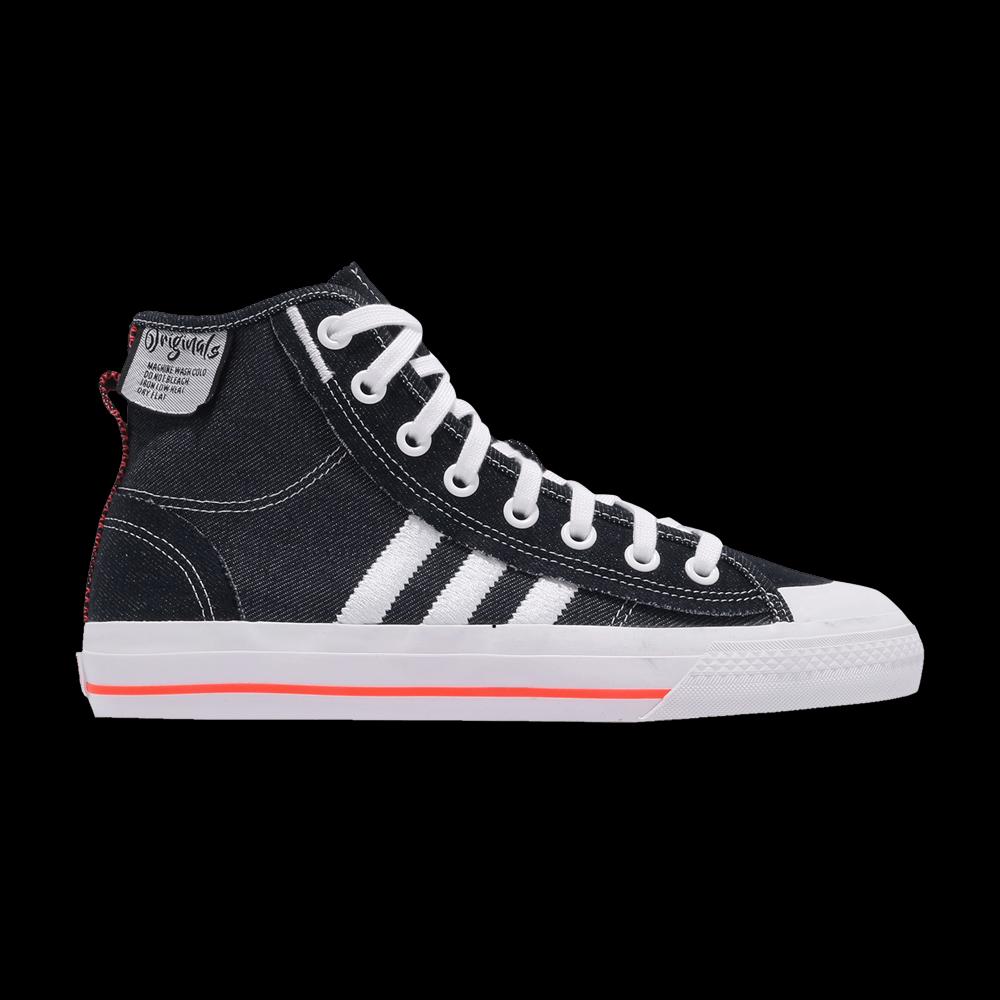Кроссовки Adidas Nizza Hi RF 'Navy Denim White' 1