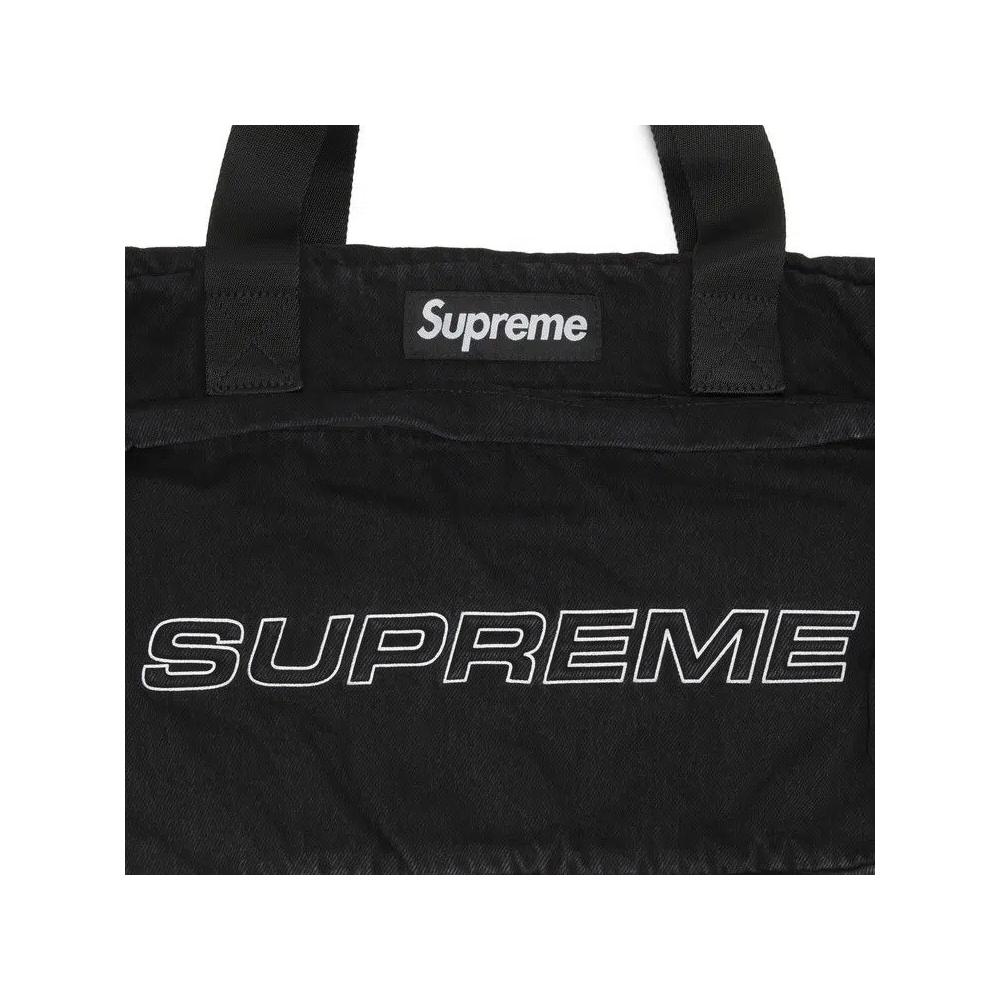 Сумки Supreme Denim Duffle Bag 'Black' 3