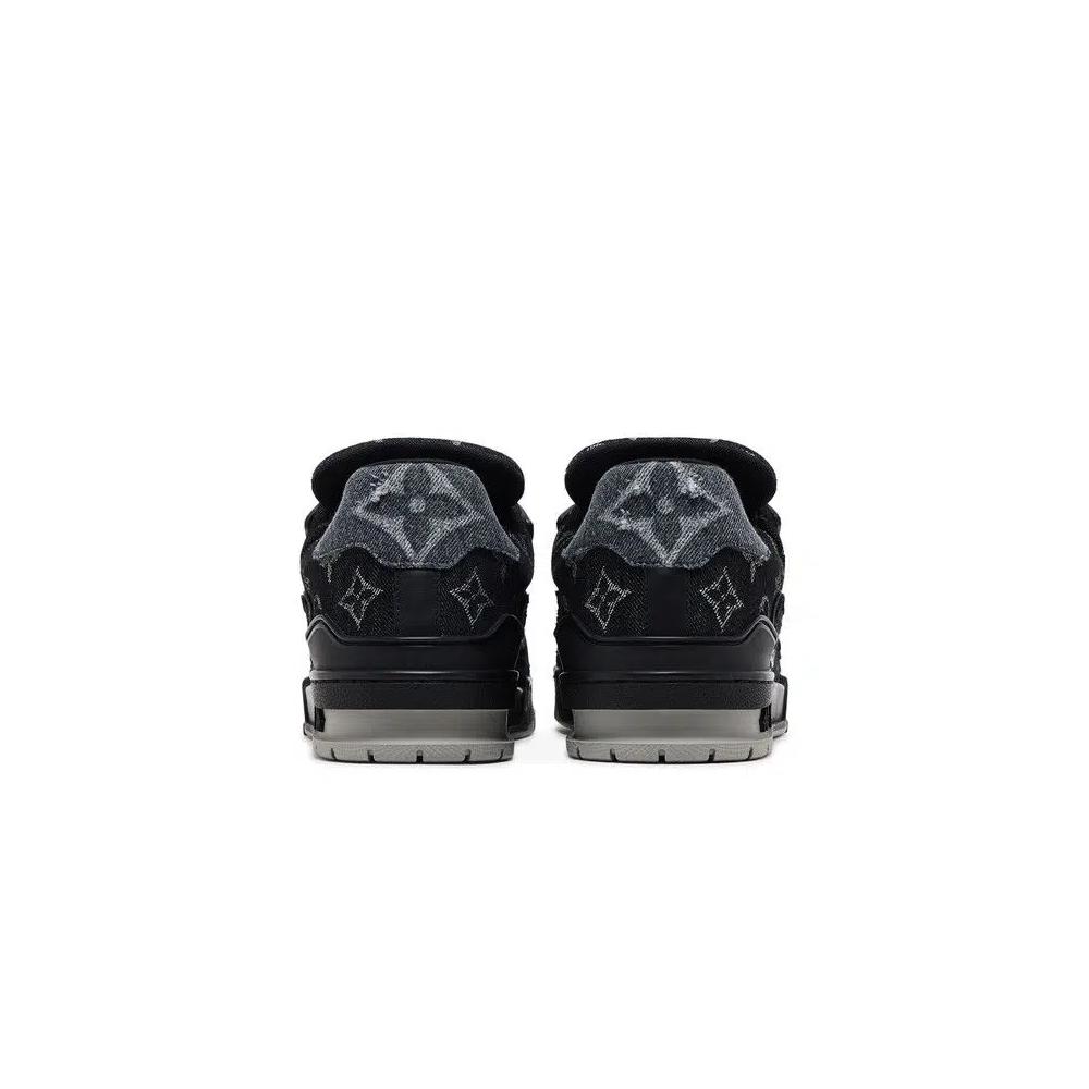 Кроссовки Louis Vuitton Trainer 'Black Monogram Denim' 6