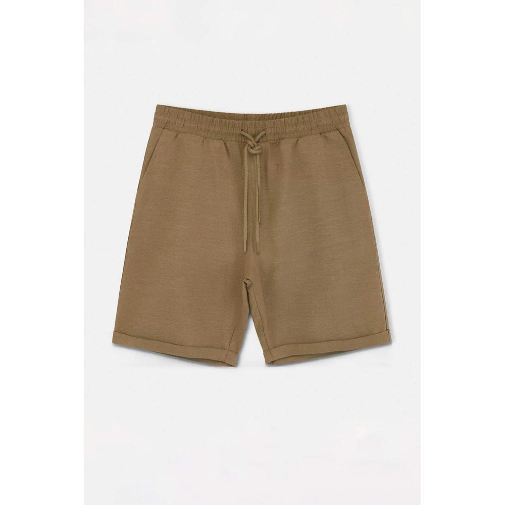 Шорты Mink Elastic Waist Linen Look 100% Cotton Woven Men'S Shorts & Bermuda Tmnss26Sr00008 4