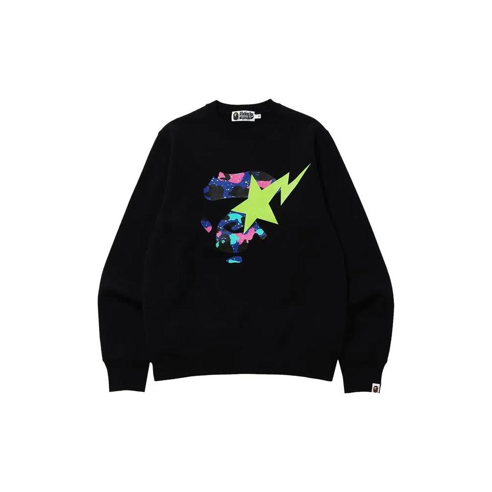Свитеры BAPE x Kid Cudi Crew Neck 'Black' 1