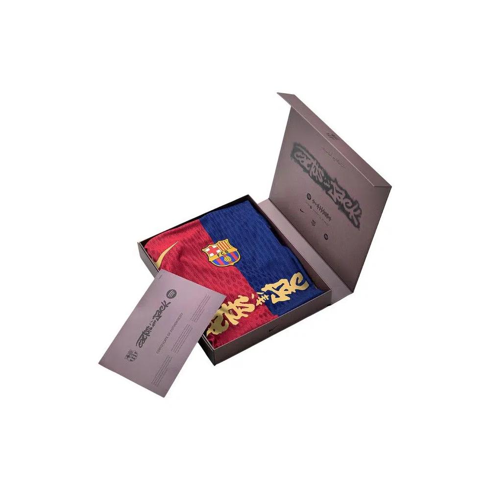 Джерси Nike FC Barcelona x Cactus Jack 2024/25 Match Home Jersey 'Red/Blue' 3