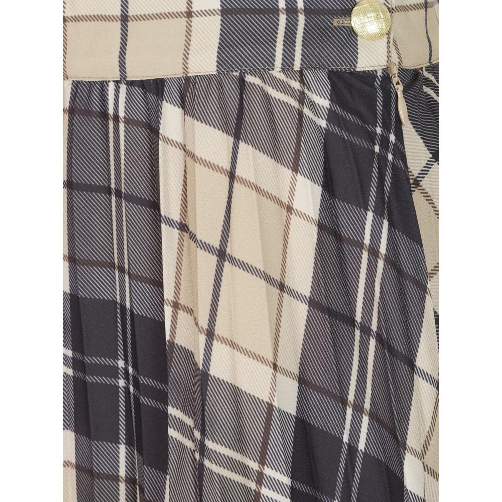 Birchwood tartan pleated midi skirt 3