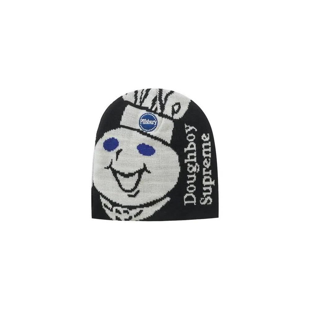 Шапки-бини Supreme Doughboy Beanie 'Black' 1