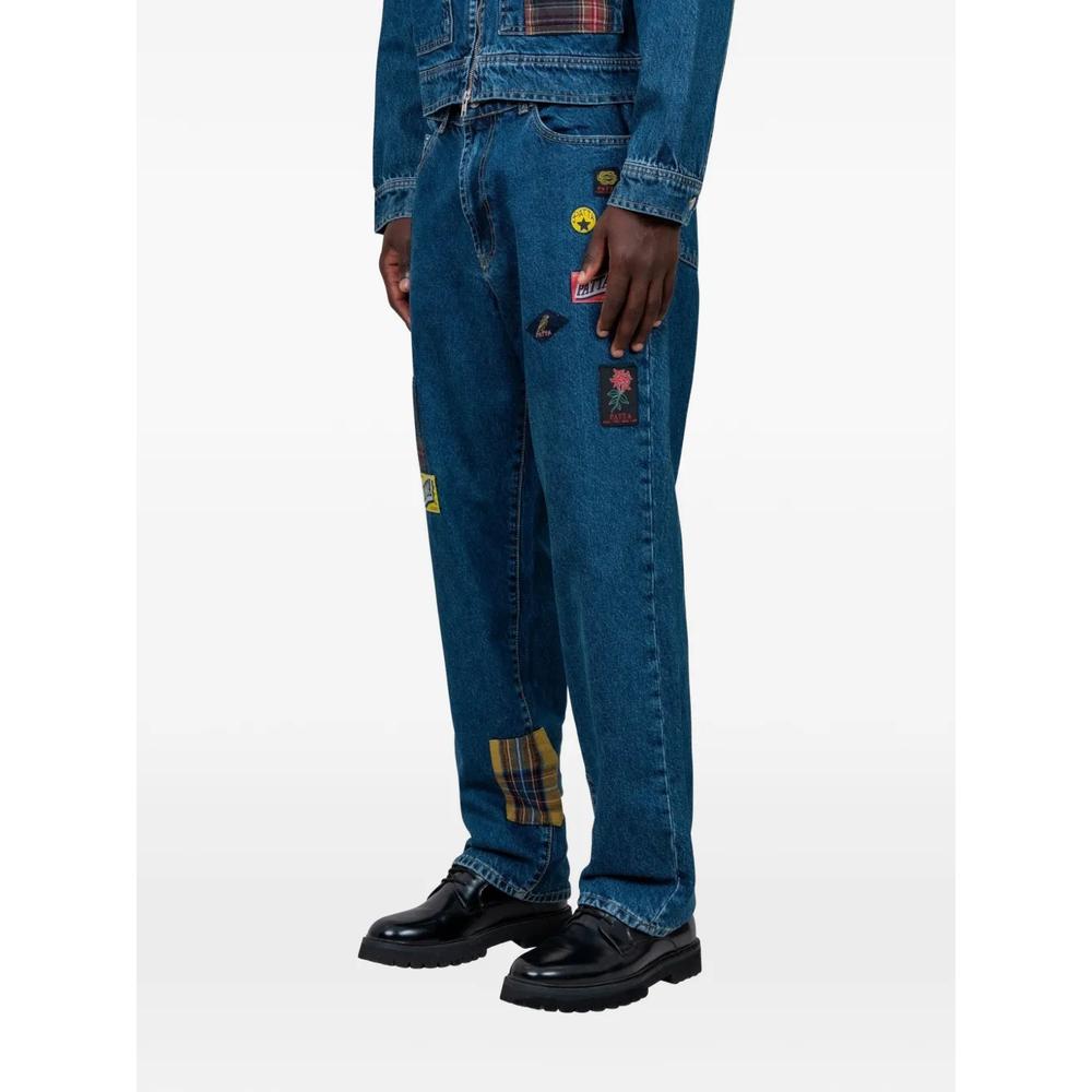 Брюки в технике пэчворк 2