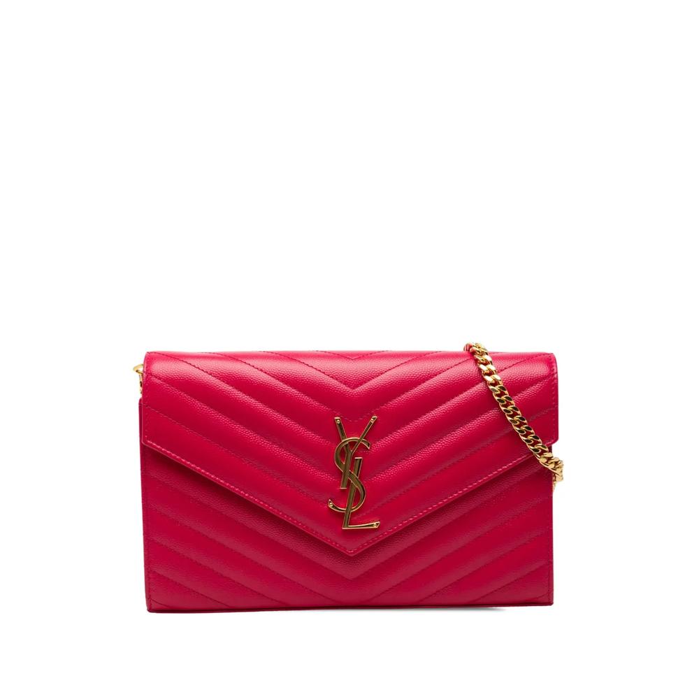 Сумка через плечо Grain De Poudre Chevron Envelope Chain Wallet (2017 год) 1