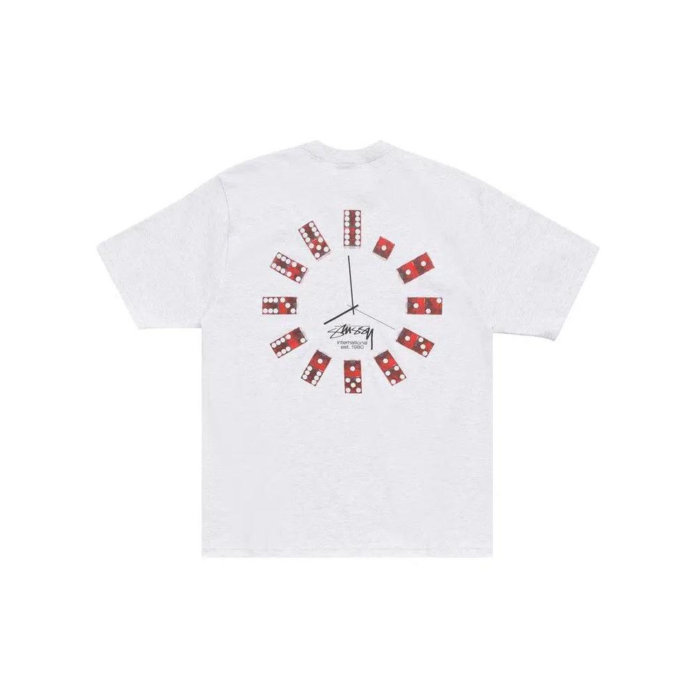 Футболки Stussy Dice Clock Tee 'Ash Heather' 2