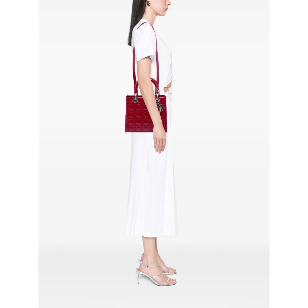 Сумка-сэтчел Patent Cannage Lady Dior среднего размера (2014 год) 2