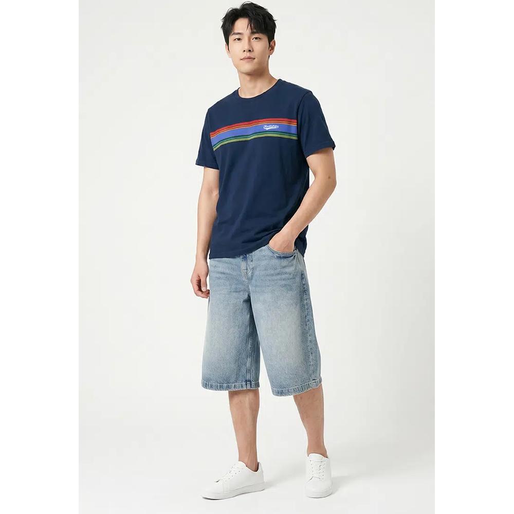 Футболка с полосатым логотипом Outdoor Stripe Logo Relaxed Tee 4