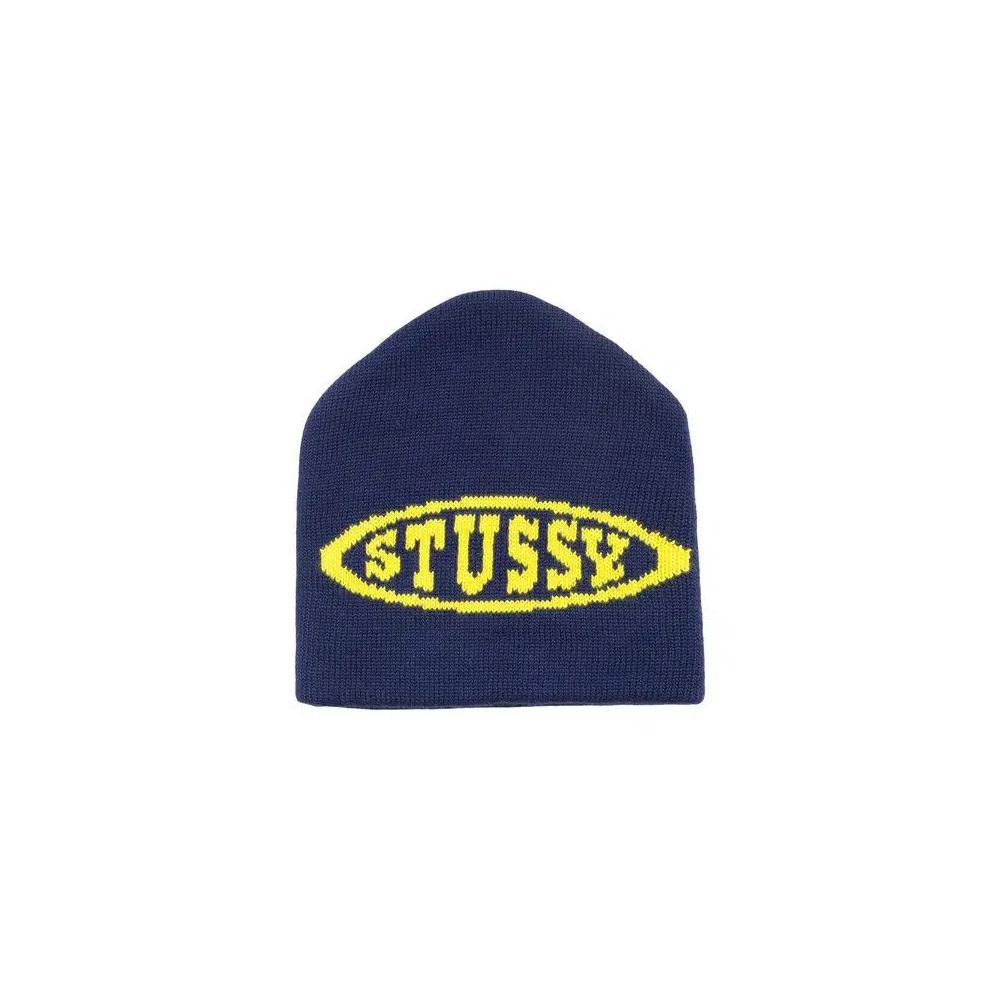 Шапки-бини Stussy Oval Ski Beanie 'Navy' 2