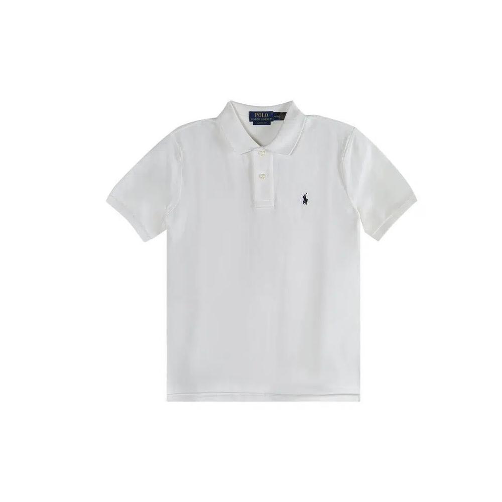 Поло Polo Ralph Lauren Kids Short-Sleeve Basic Mesh Polo 'White' 1