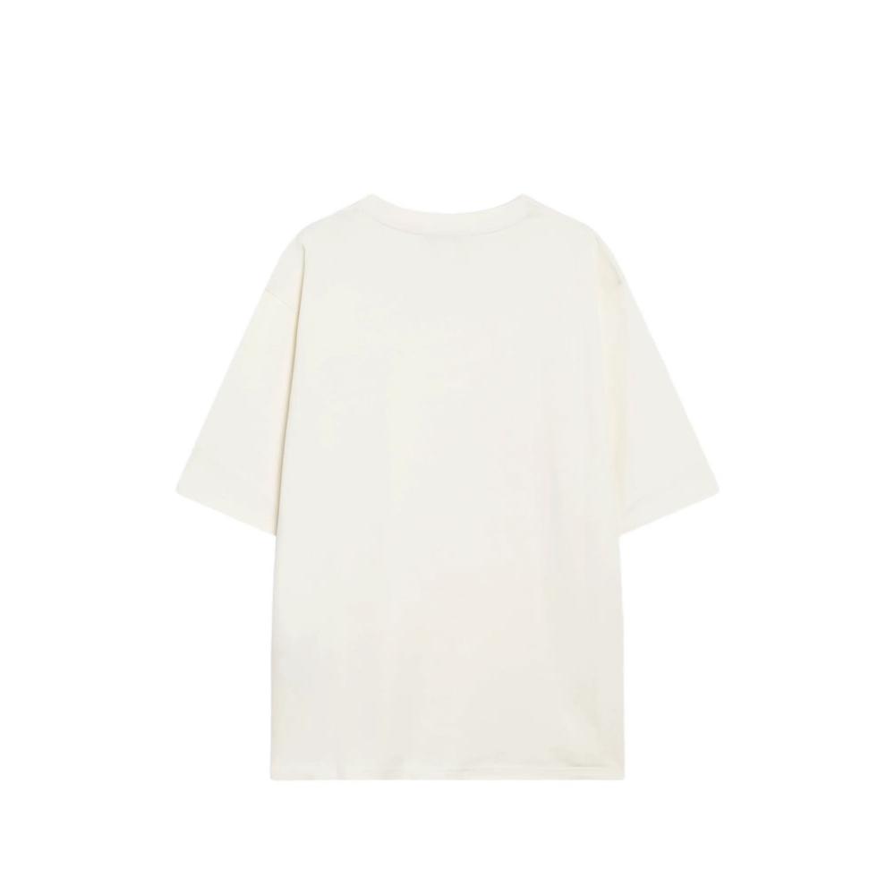 white cotton T-shirt with embossed Ami de Coeur 2