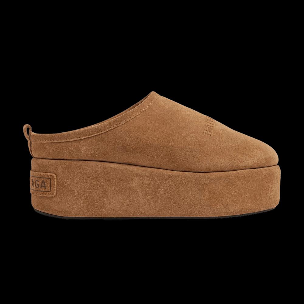 Кроссовки Balenciaga Wmns Alaska Platform Mule «Коричневый Белый» 1