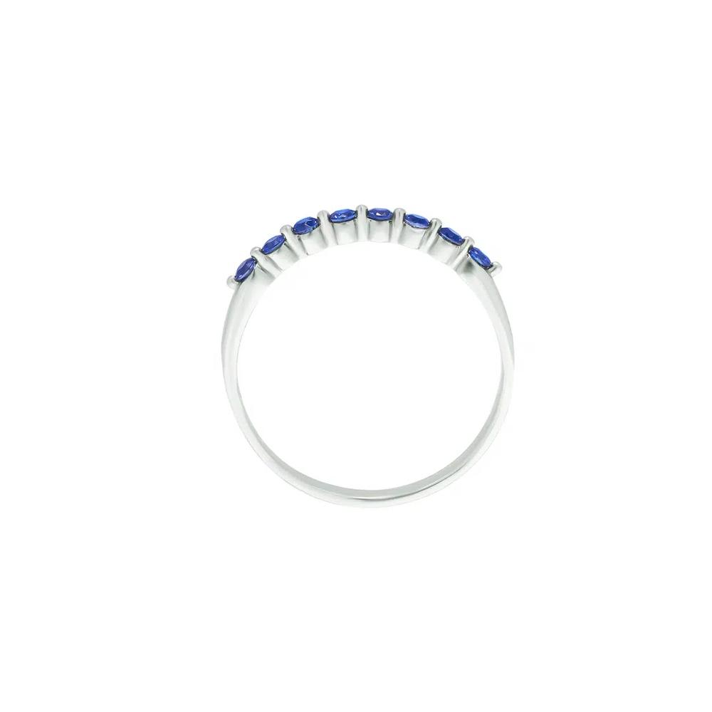 TOMEI Кольцо вечности с сапфиром, белое золото 750/18K 3