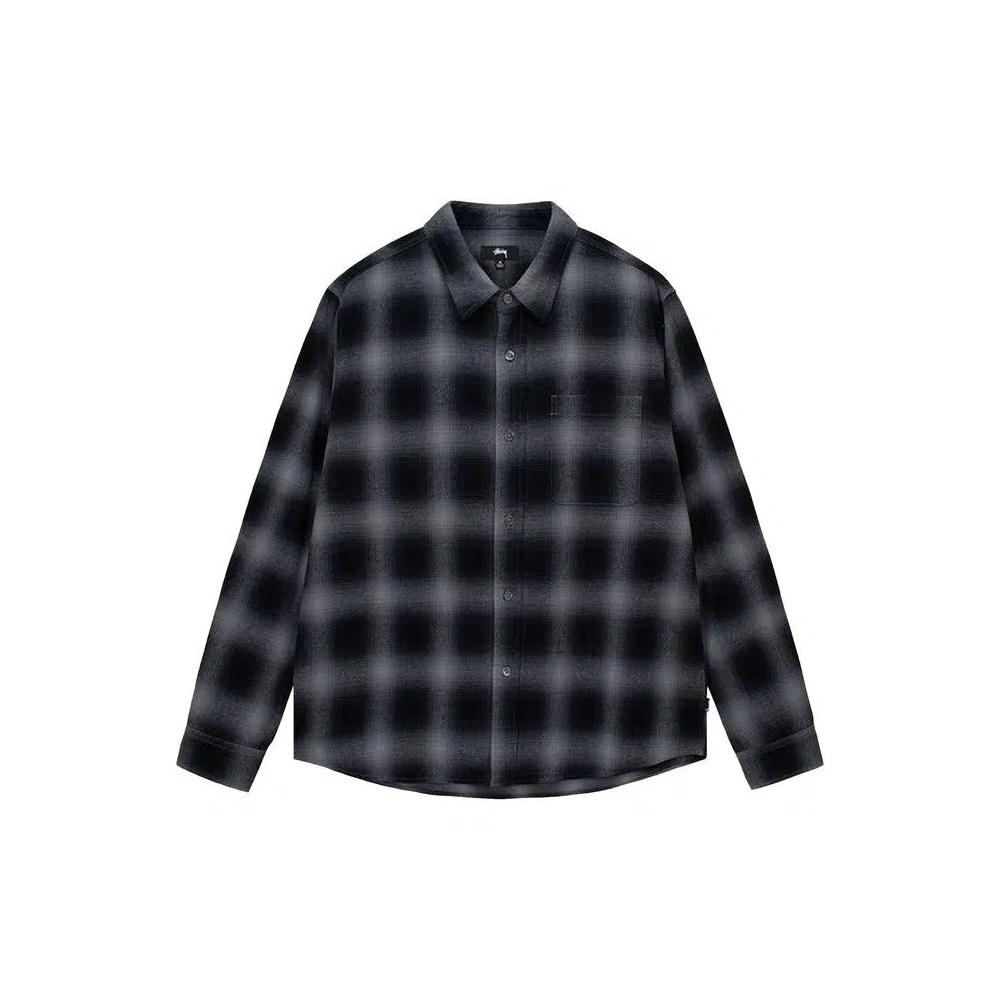 Верхняя одежда Stussy Pete Plaid Shirt 'Угольный' 1