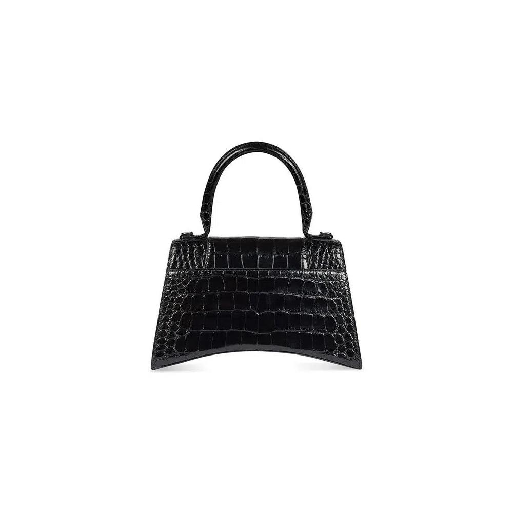 Сумки с ручками Balenciaga Hourglass Small Top Handle Bag 'Black' 2
