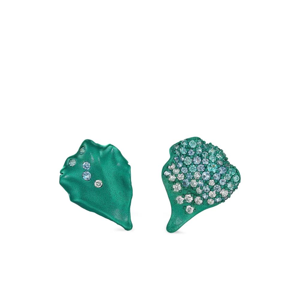 Серьги Paraiba Petal с камнями 1