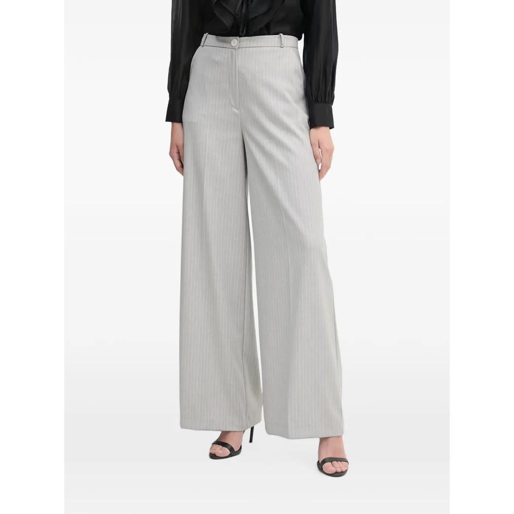 pinstripe belt-loop trousers 1