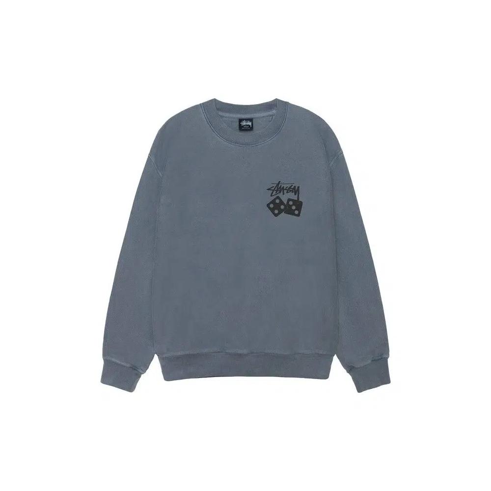 Топы Stussy Dice Crew Pigment Dyed 'Темно-синий' 1