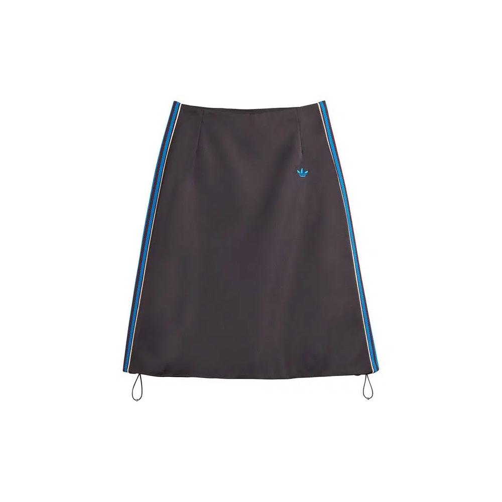 Юбки adidas x Wales Bonner Satin Skirt 'Black' 1