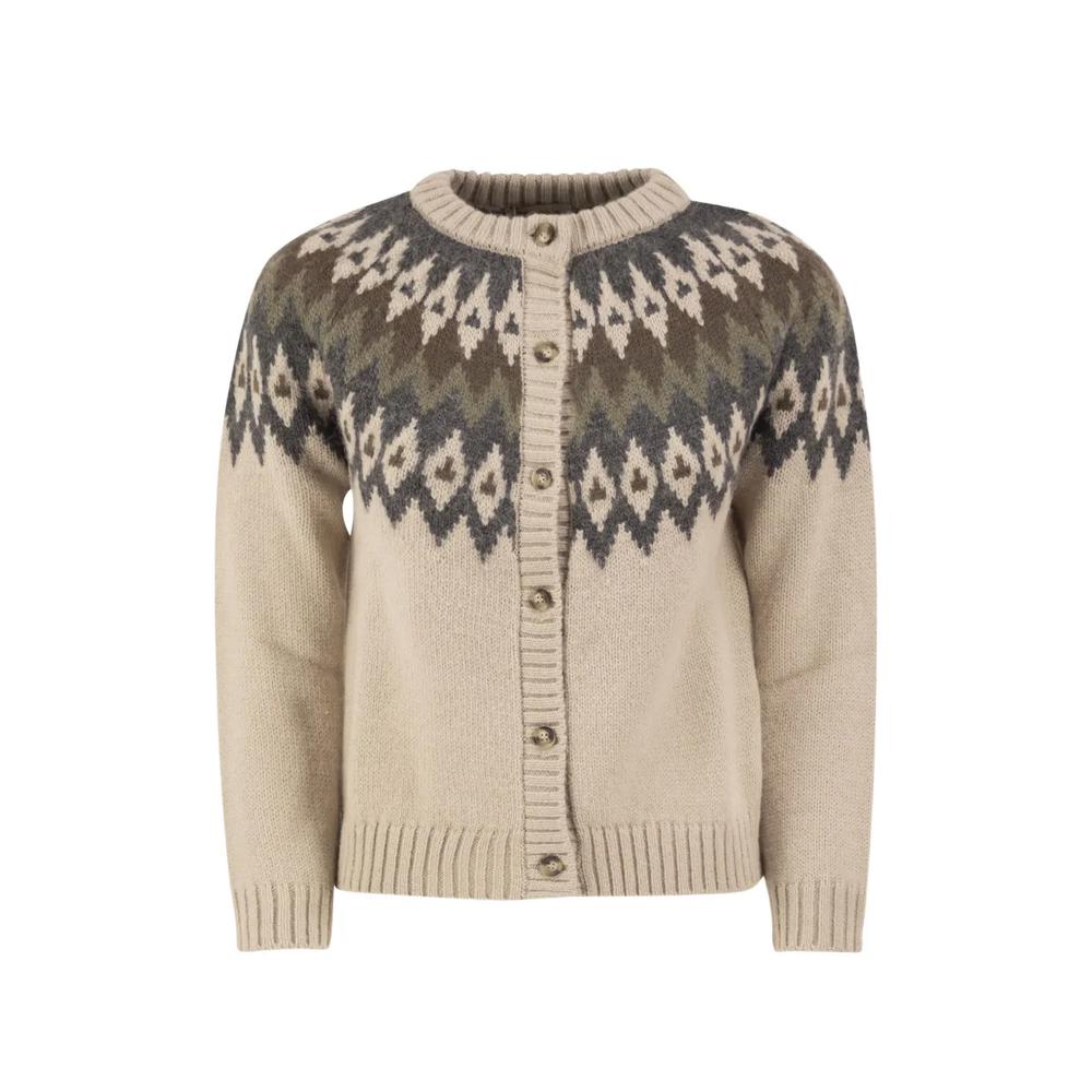 Targa jacquard cardigan 1
