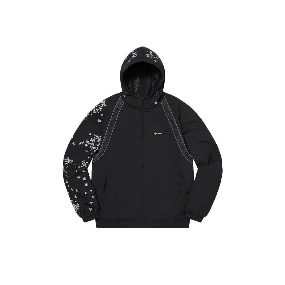 Трековые куртки Supreme AOI Glow-In-The-Dark Track Jacket 'Black' 1