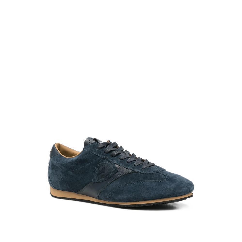 logo-patch suede sneakers 2